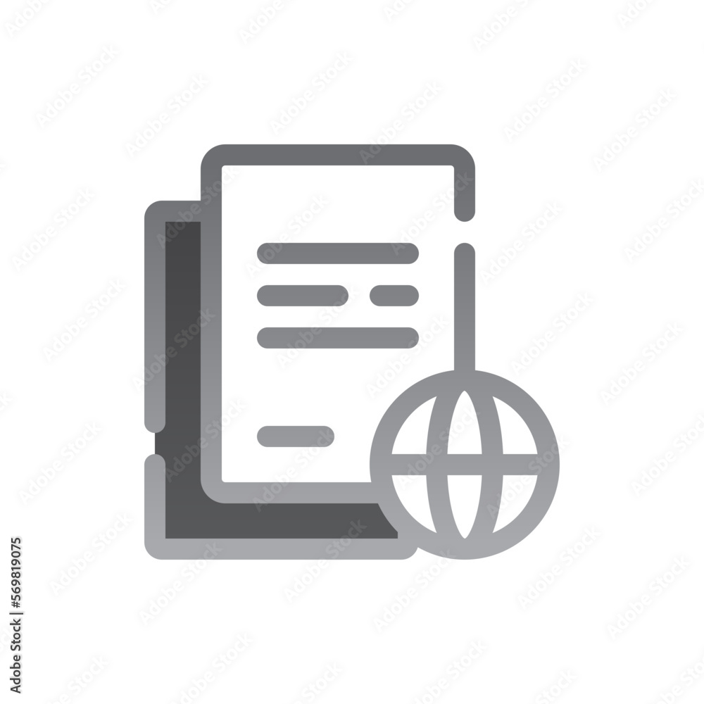 information two tone gradient icon information two tone gradient icon