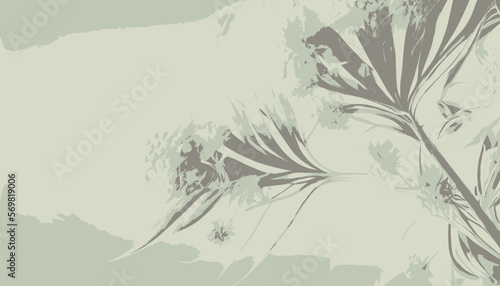 "blurred abstract plant background illustration vector graphic, blurry background © ArtMart