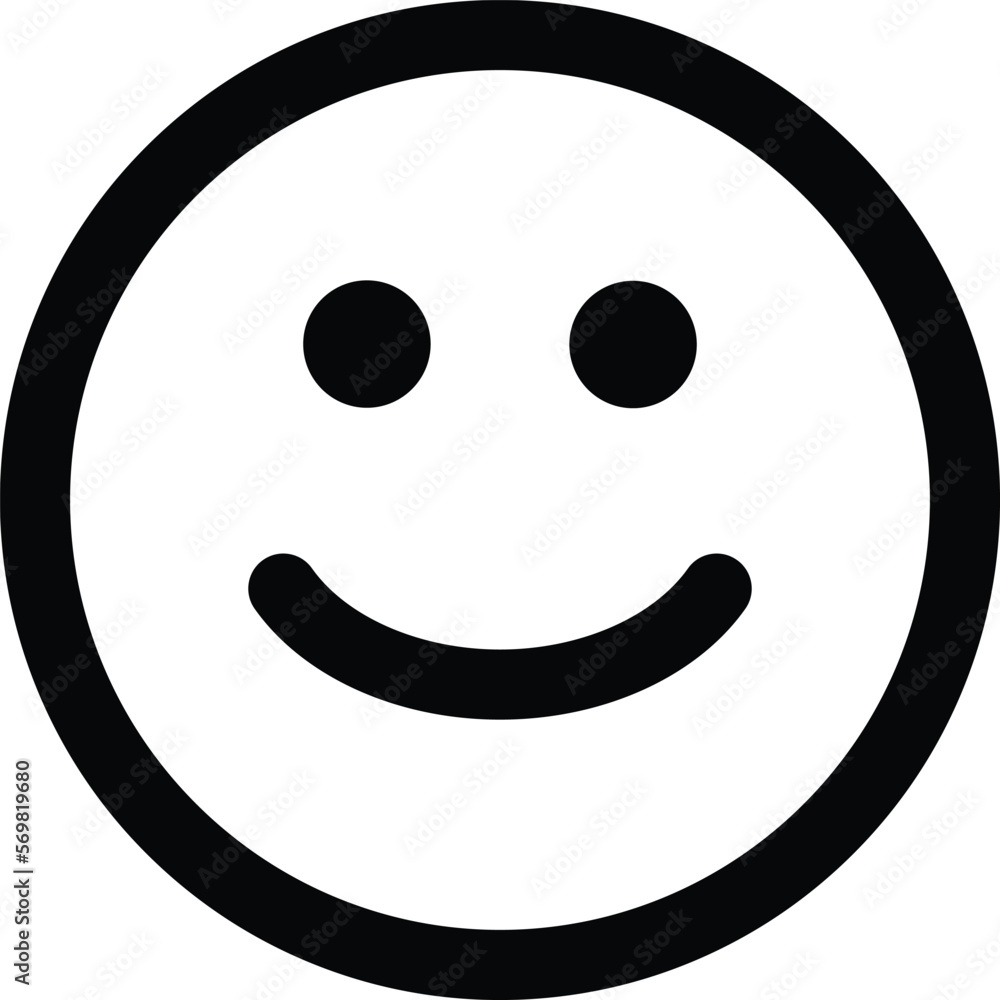 Happy face icon vector . Smile icon vector. Face emoticon sign Happy face icon vector . Smile icon vector. Face emoticon sign