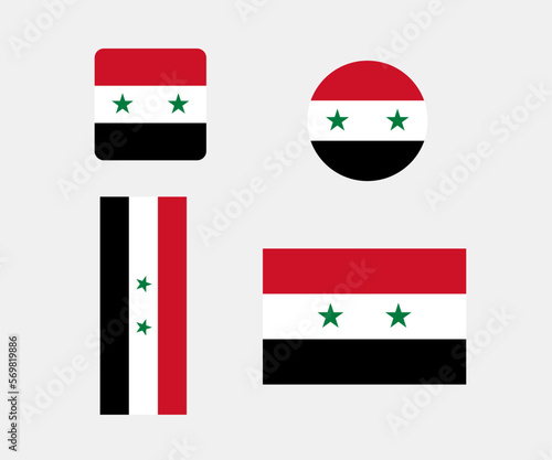 Syria flag vector. Set of Syria flag icon vector Free Download Syria flag vector. Set of Syria flag icon vector - GFXLoad