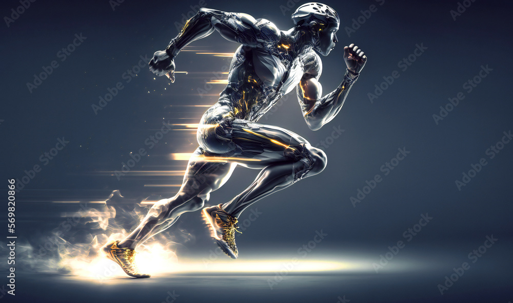Robot Athlete Competing in High-Performance Sports Robot Athlete Competing in High-Performance Sports