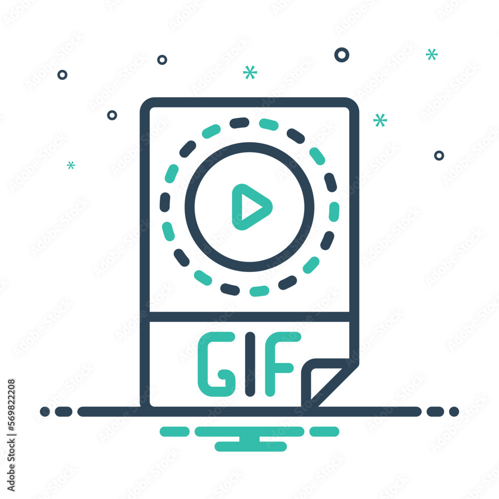 Mix icon for gif file Mix icon for gif file