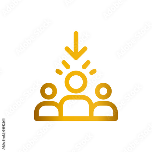 selection gradient icon