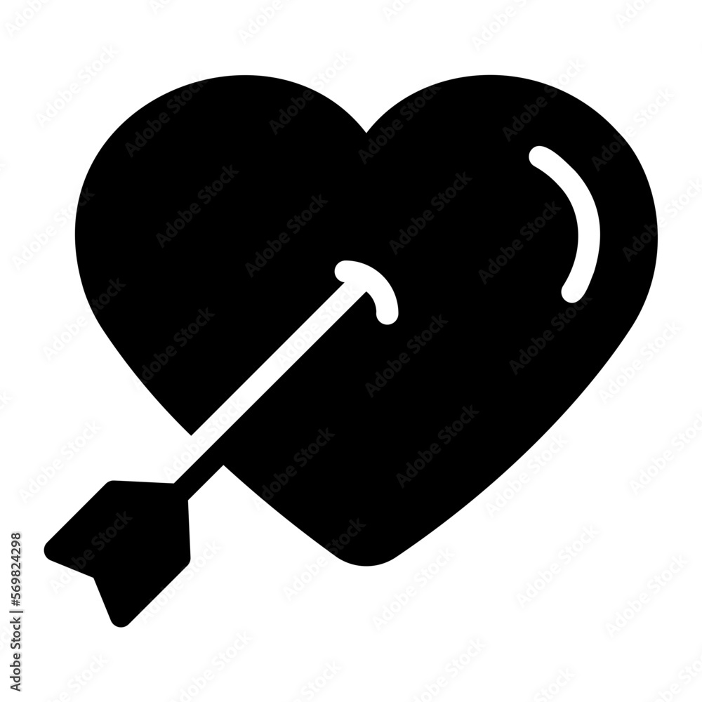 cupid glyph icon cupid glyph icon