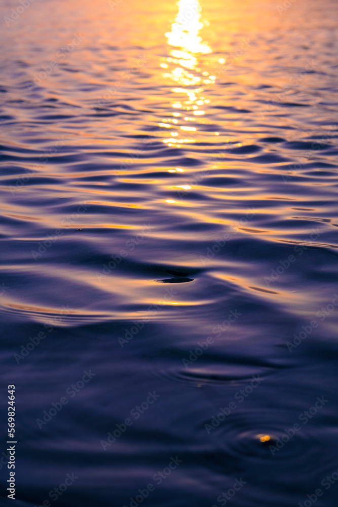 sea water with light from sunrise sea water with light from sunrise