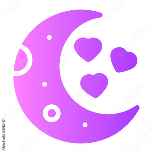 honeymoon gradient icon