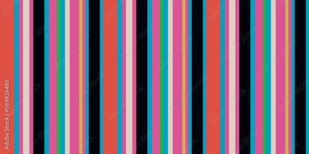 Pink and black vertical stripes. Vector print seamless, for design and pattern making. For application on textiles, fabrics, pillows, sweaters. Pink and black vertical stripes. Vector print seamless, for design and pattern making. For application on textiles, fabrics, pillows, sweaters.