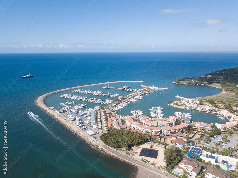 Marina Casa de Campo Dominican Republic harbour with yachts