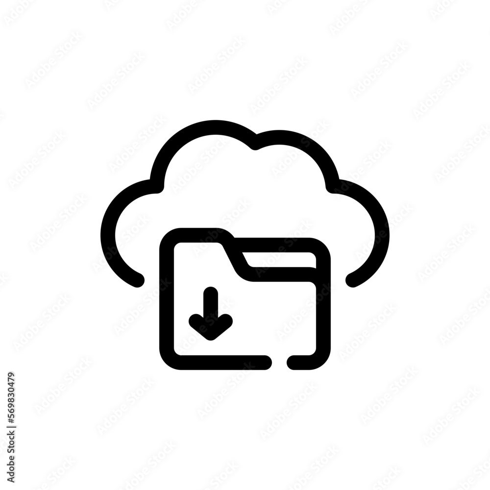 download line icon download line icon