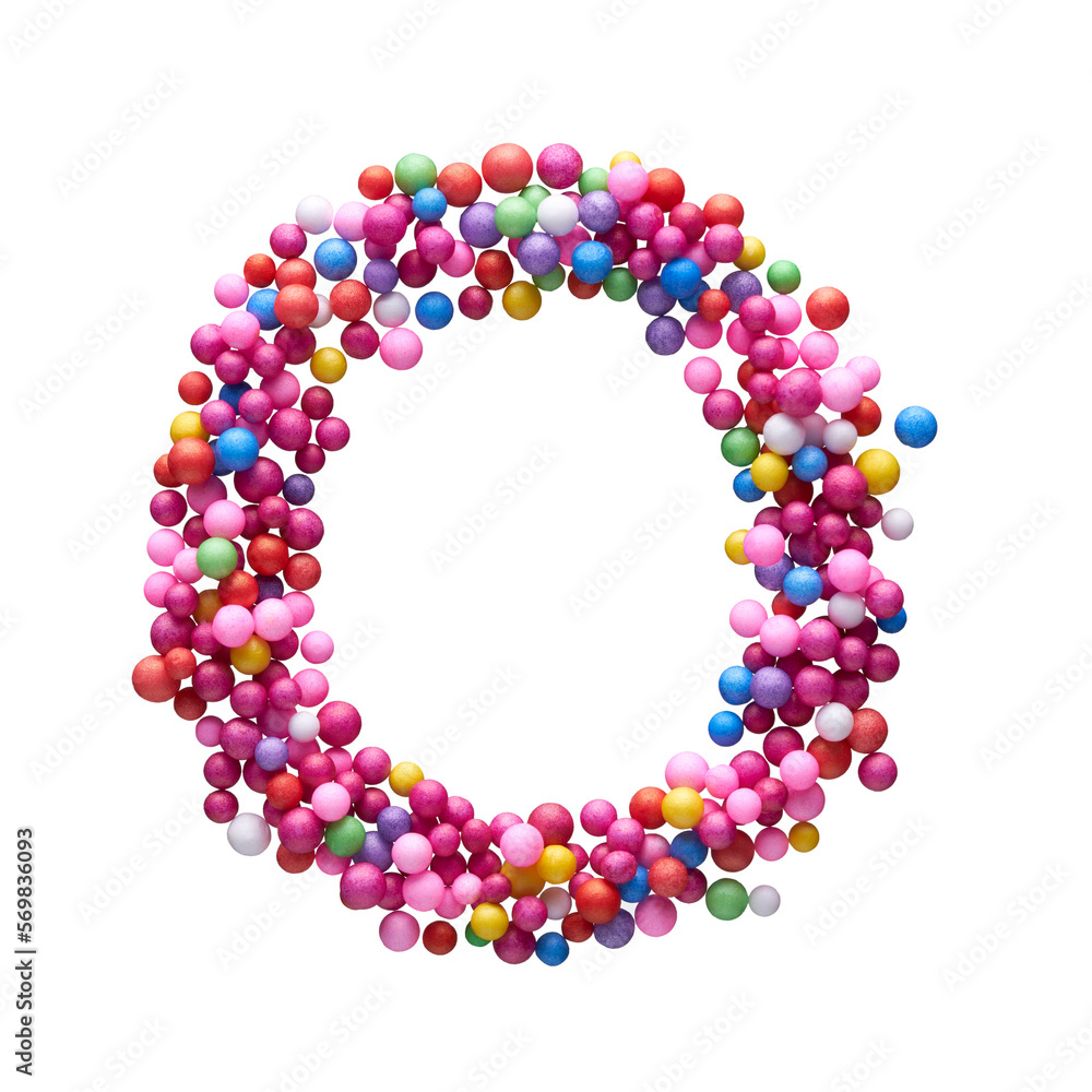 Capital letter Z made of multi-colored balls, isolated on a white background. Capital letter Z made of multi-colored balls, isolated on a white background.
