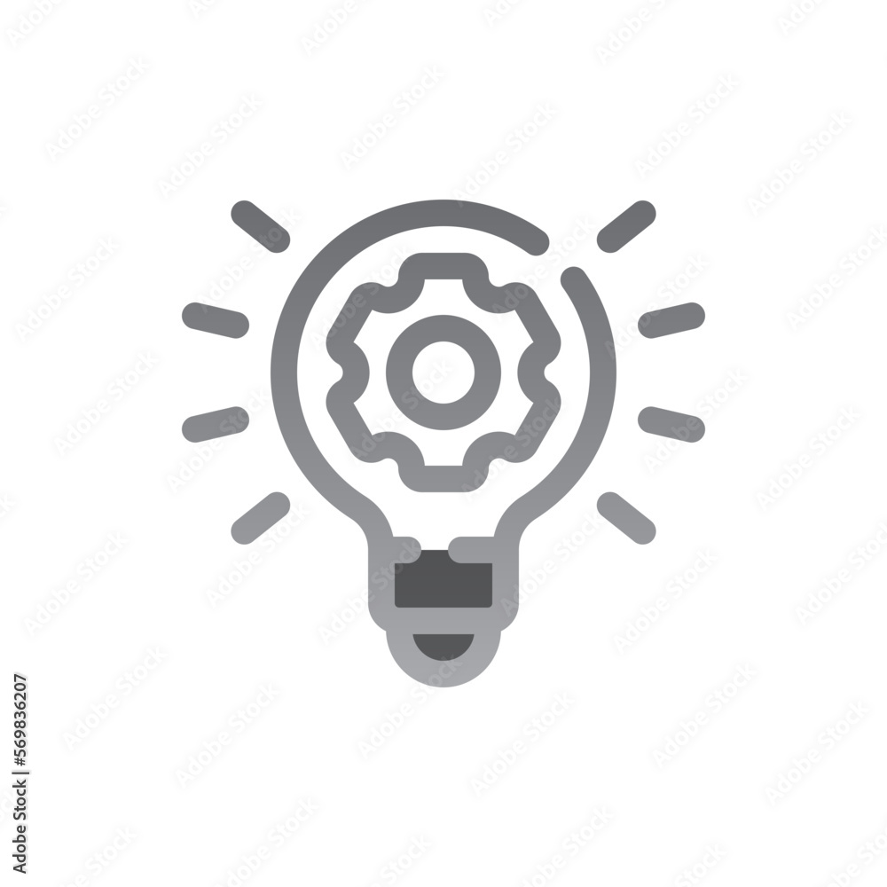 idea two tone gradient icon idea two tone gradient icon