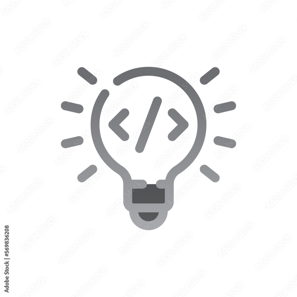 idea two tone gradient icon idea two tone gradient icon