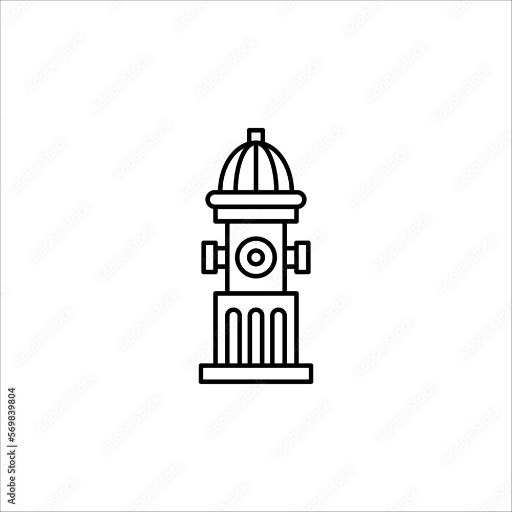 Fire Hydrant icon. Creative element design from fire safety icons collection. vector illustration. EPS 10 Fire Hydrant icon. Creative element design from fire safety icons collection. vector illustration. EPS 10