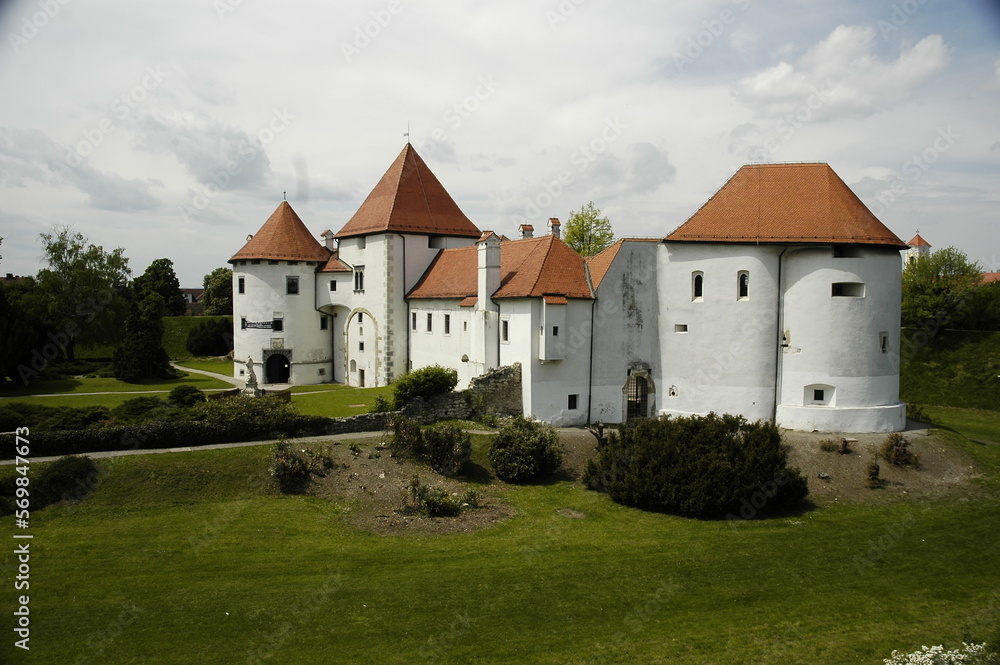 Castello di Varaždin, Croazia. Veduta esterna
