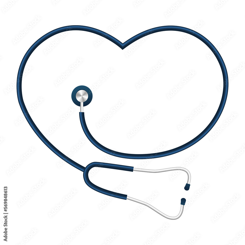 Stethoscope concept illustration Stethoscope concept illustration
