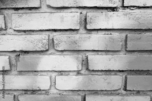 Black brick wall texture background
