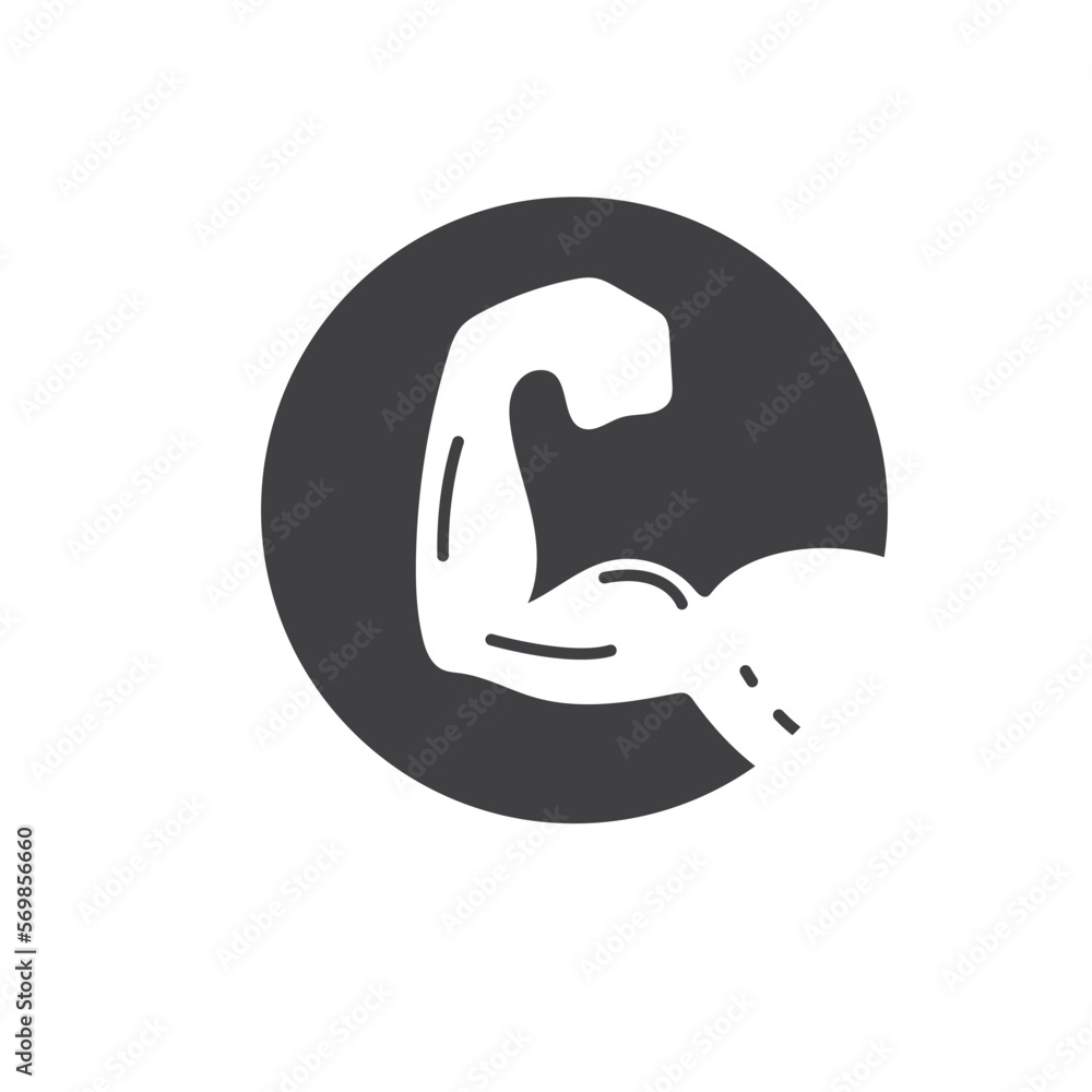 strong or health icon vector concept design template strong or health icon vector concept design template