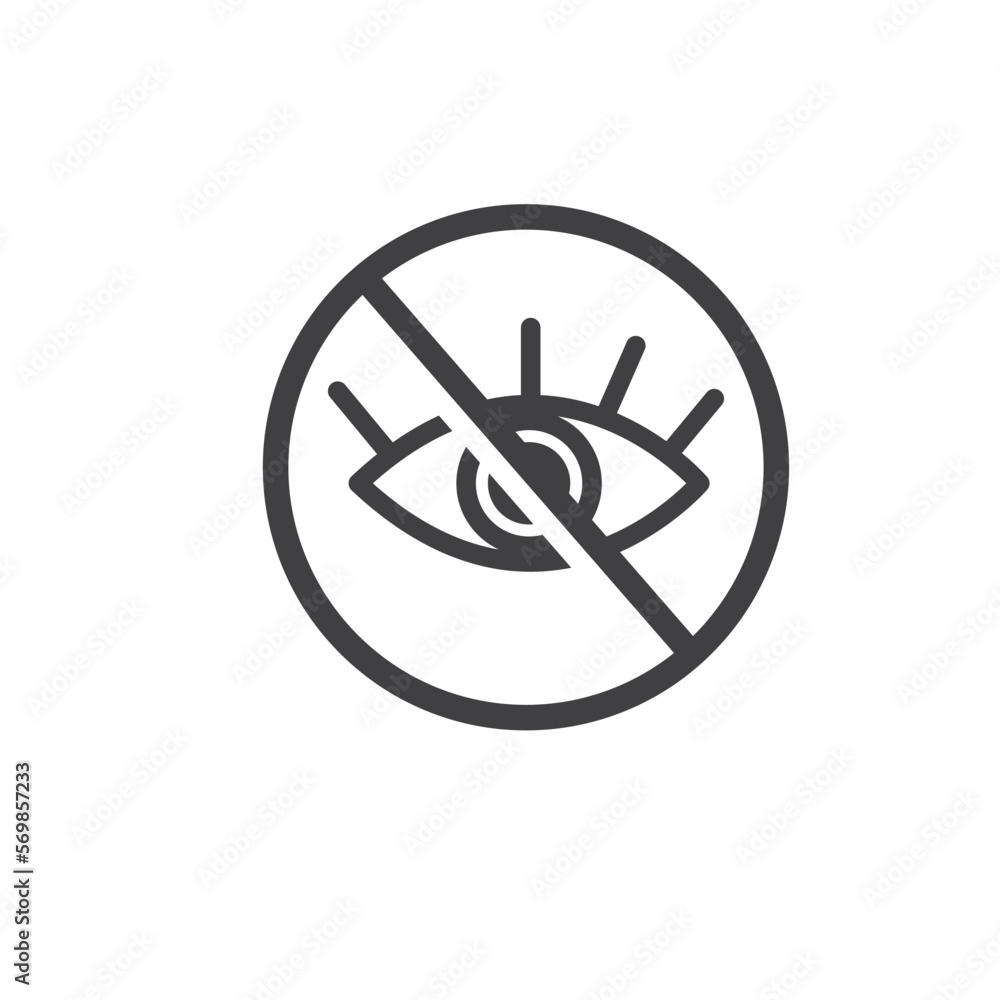invisible icon vector element design template invisible icon vector element design template