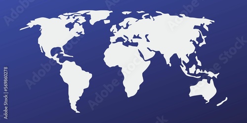 Graphical Image of world map.