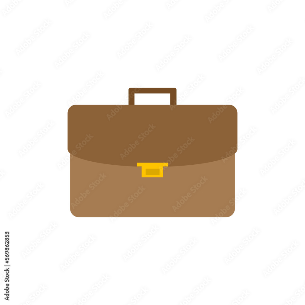 Document briefcase icon. Vector illustration on a white background. Document briefcase icon. Vector illustration on a white background.