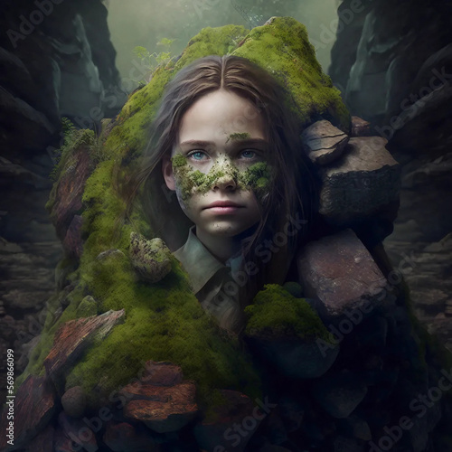 Beautiful Woman Nature Bound