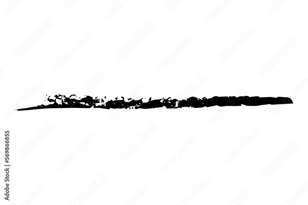 Black stain of paint brush isolated on white background. Hand-drawn spot of paint, ink. Grunge dye splash. Dry brush technique. Copy space banner. Vector grain illustration for substrate, base, frame Black stain of paint brush isolated on white background. Hand-drawn spot of paint, ink. Grunge dye splash. Dry brush technique. Copy space banner. Vector grain illustration for substrate, base, frame