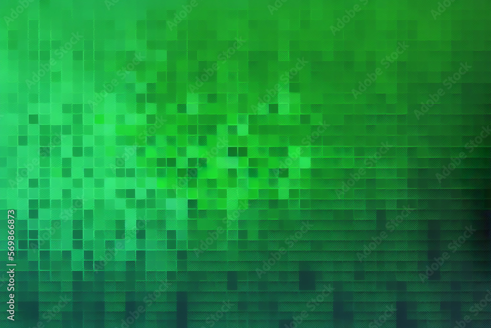 Bright green background with pixilation effect. AI generated image Bright green background with pixilation effect. AI generated image
