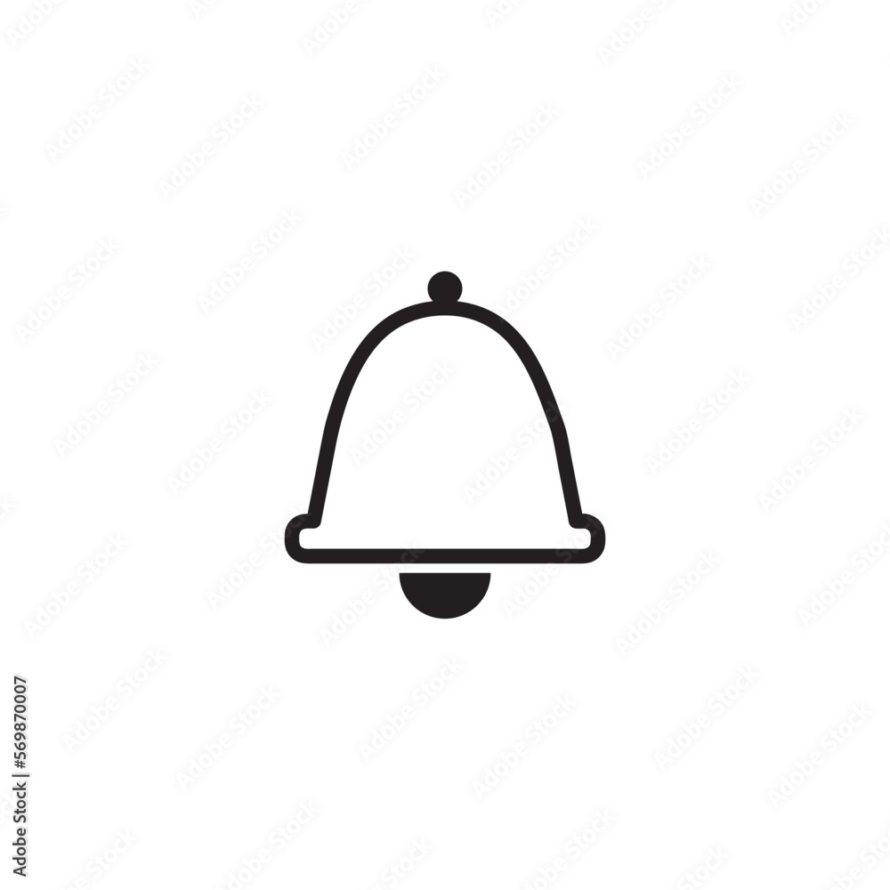 Bell Icon in trendy flat style isolated Bell Icon in trendy flat style isolated