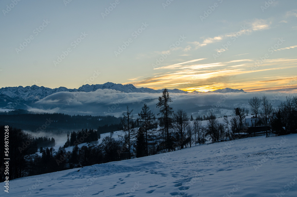 Fototapeta premium Panorama Tatr 