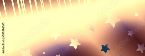 background with stars and light