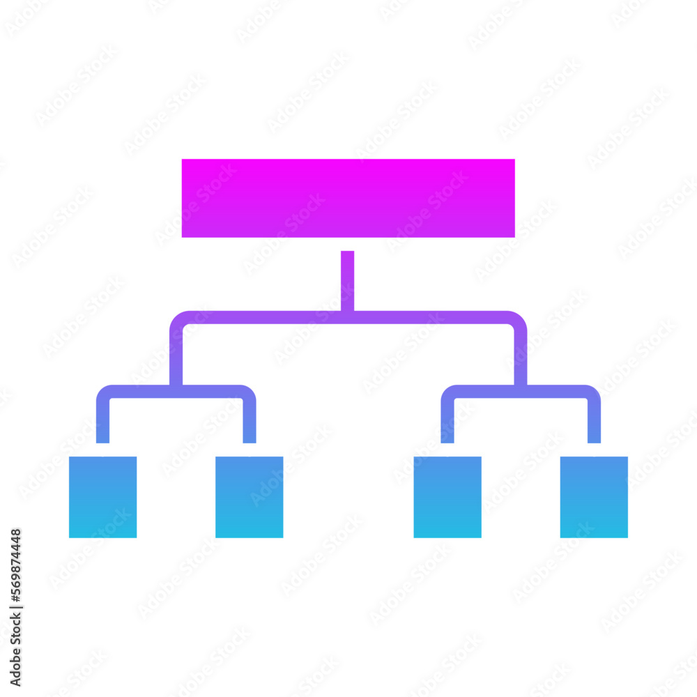 Hierarchical Structure Icon Hierarchical Structure Icon