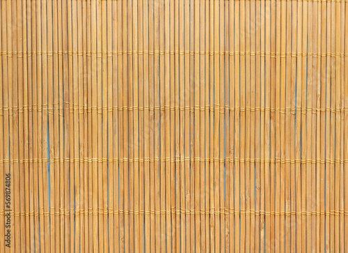 Bamboo mat background .selective focus .eco-friendly use 