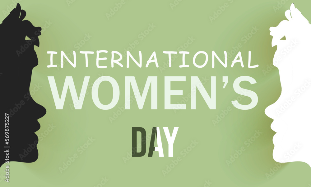 International womens day. typography vector illustration International womens day. typography vector illustration