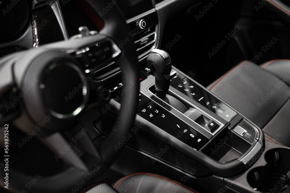 Car detailing series: interior of a luxury car Car detailing series: interior of a luxury car