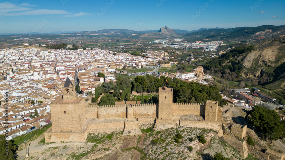monumentos del municipio de Antequera, la alcazaba Nazarí