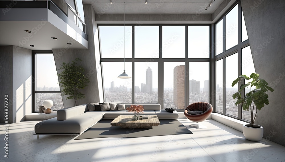 Photo inspiration: Gallery Detail: Modern Concrete And Glass Penthouse With A View Of The