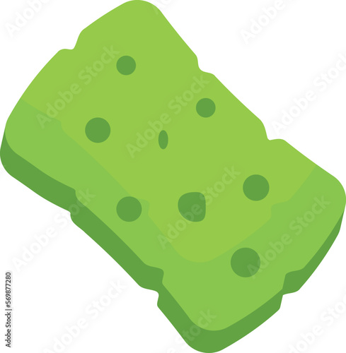 Wash sponge icon cartoon vector. Cleaner house. Cleaning worker
