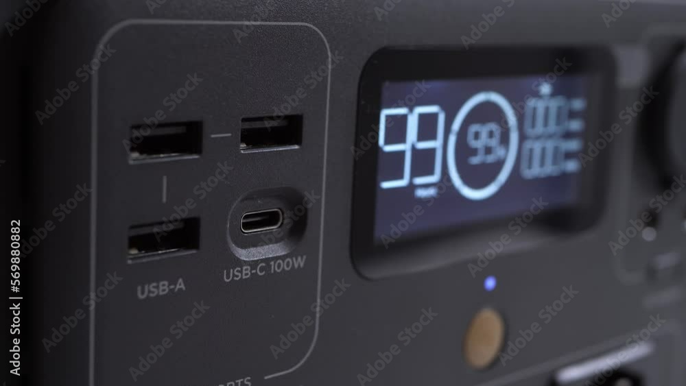 Disconnecting the USB cable from the power bank. Disconnecting the USB cable from the power bank.