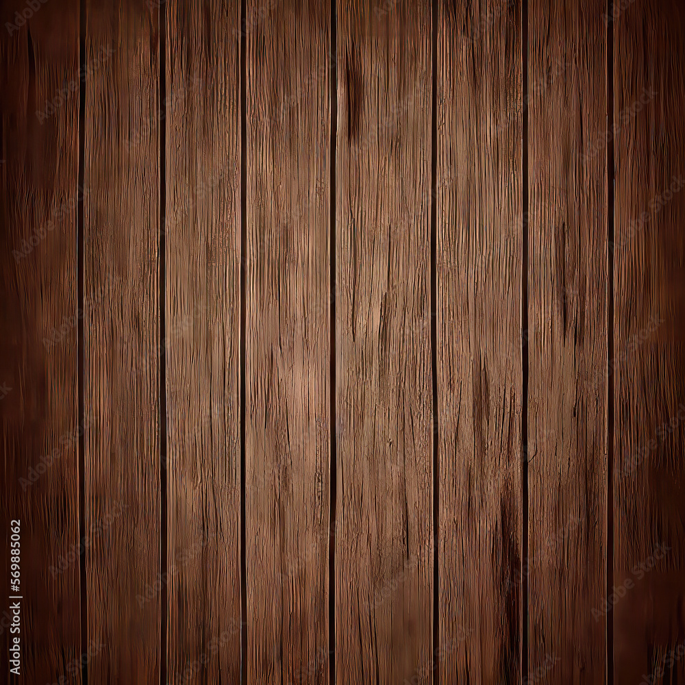 Naklejka premium Rustic Wood Panel with a Dark Abstract Design.