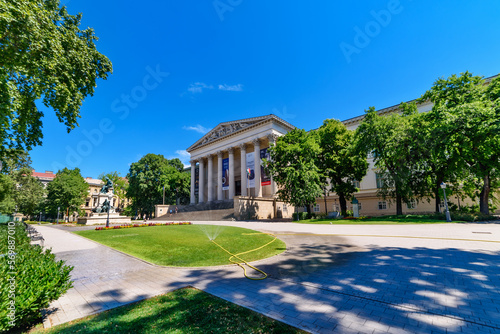 The Hungarian National Museum (Hungarian: Magyar Nemzeti Múzeum) was founded in 1802 and is the national museum for the history, art and archaeology of Hungary. © nedomacki