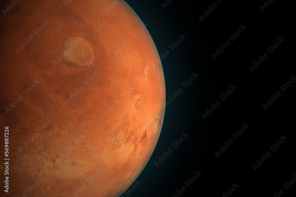 Fototapeta premium Planet Mars - Solar System