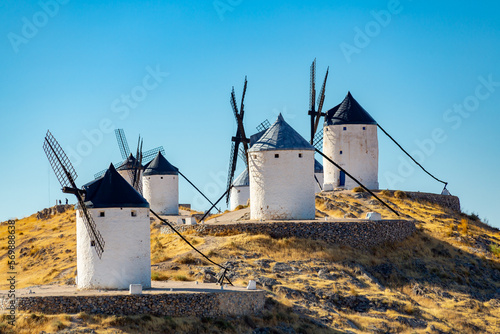 La Mancha windmill in Consuegra, Spain photo
