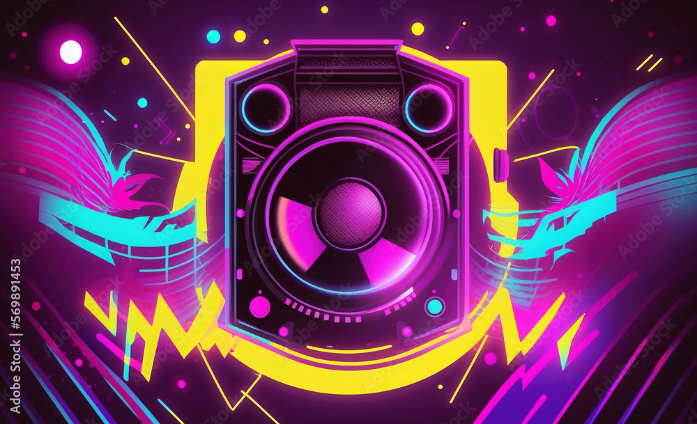 music event background