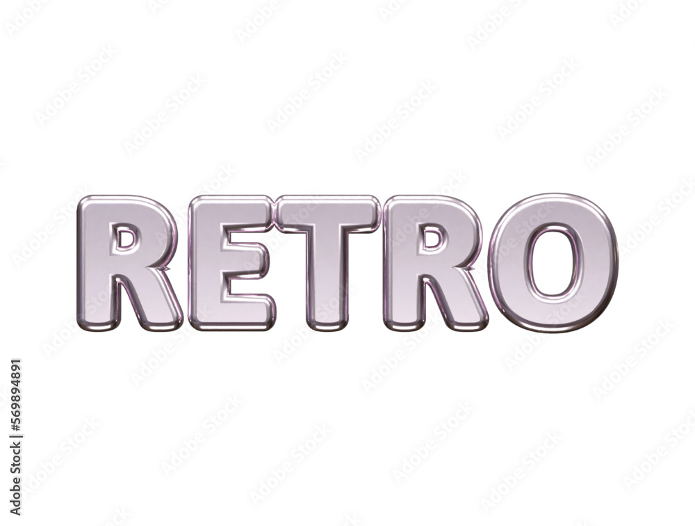 Retro text effect vector illustration transparent element Retro text effect vector illustration transparent element