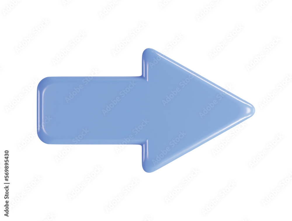 Arrow icon 3d rendering vector illustration transparent element Arrow icon 3d rendering vector illustration transparent element