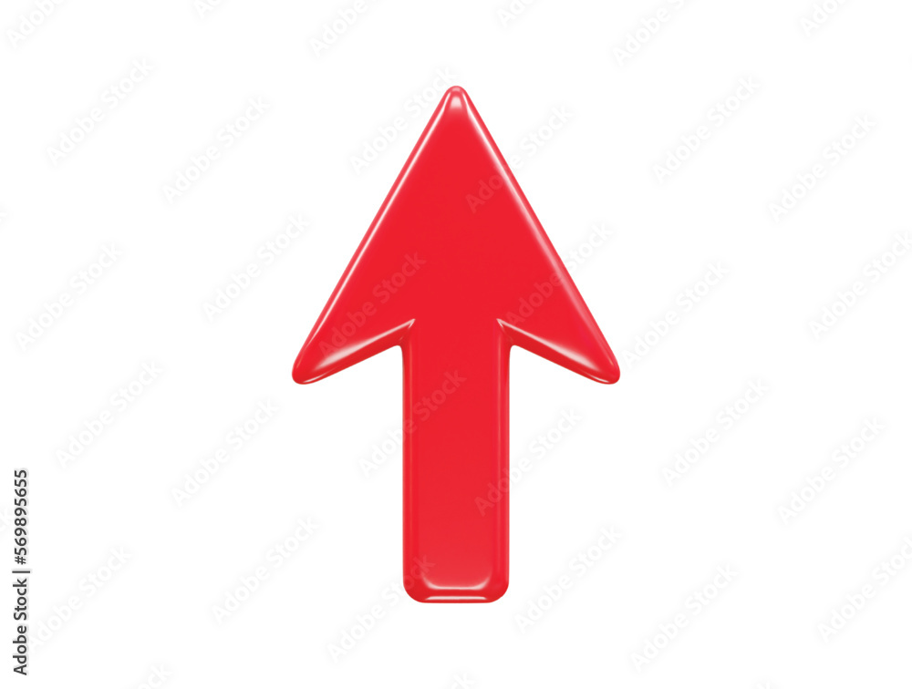 Arrow icon 3d rendering vector illustration transparent element Arrow icon 3d rendering vector illustration transparent element