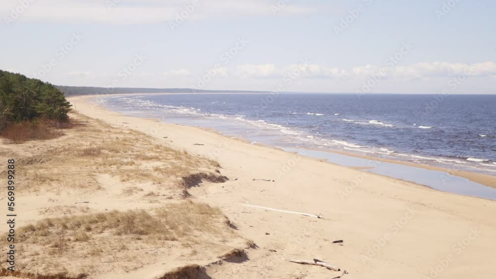 Saulkrasti seascape. Baltic sea. Travel to Latvia Saulkrasti seascape. Baltic sea. Travel to Latvia