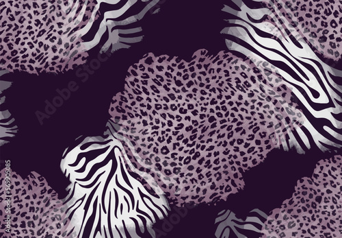 abstract animal skin pattern vector	
