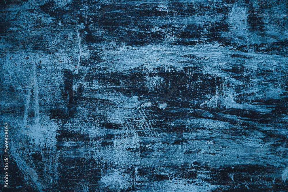 Obraz premium Rough cracked paint dark flat background.