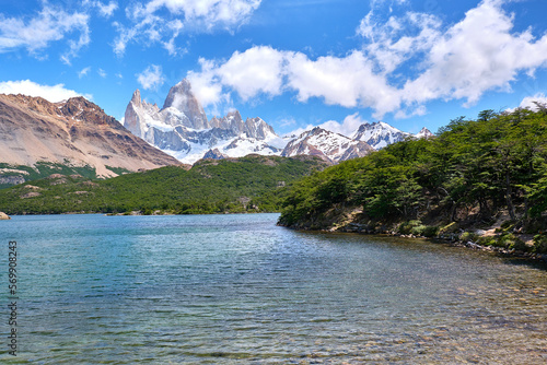 view of fitz roy in patagonia, argentina © marco